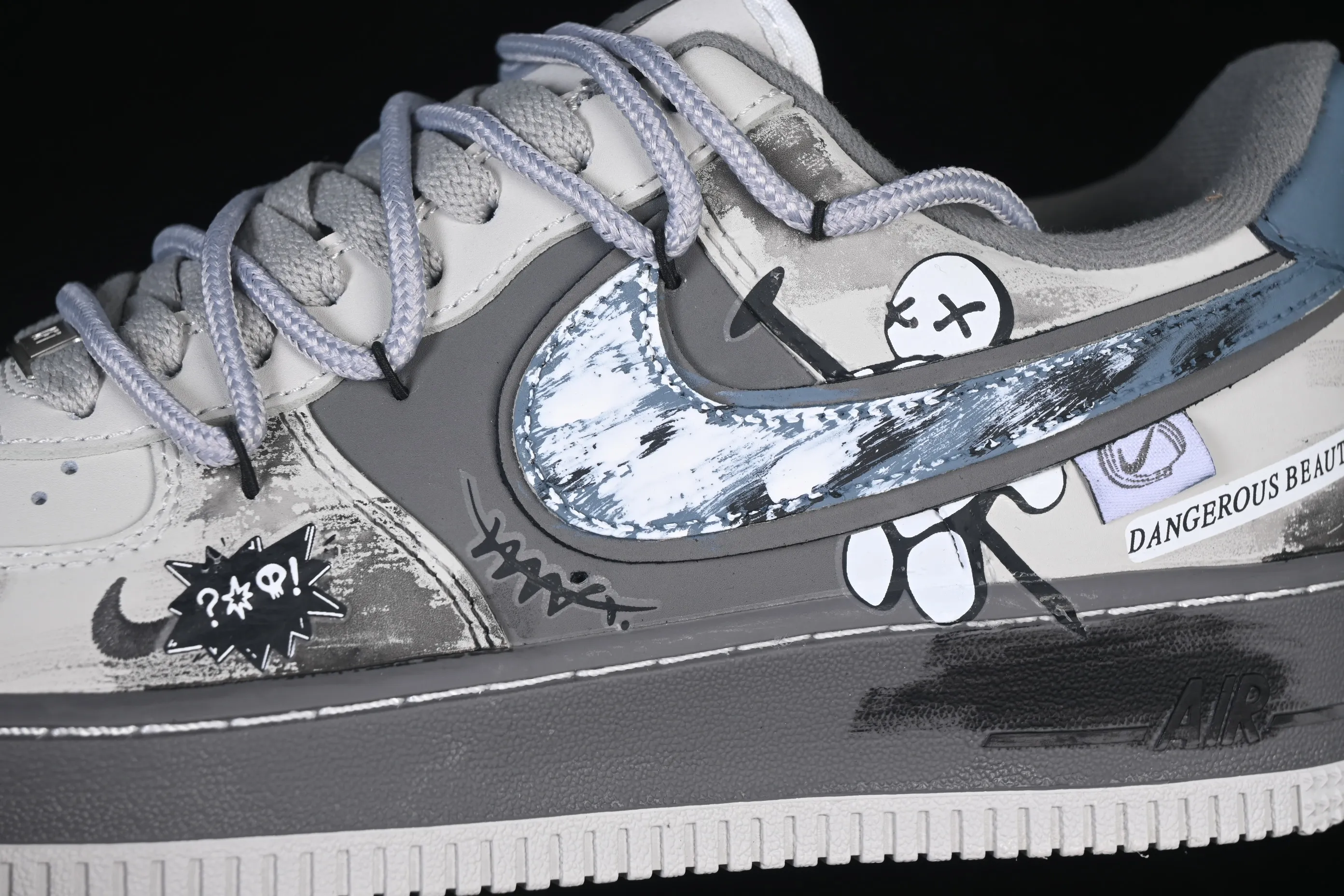All categories Nk Air Force 1 Air Force series Nk Air Force 1 Low Air Force low-top Nike Air Force 1'07 Low "Alley Graffiti" Hand-painted graffiti Dark alley graffiti Air Force 1 low-top casual sneakers DB3310-333
